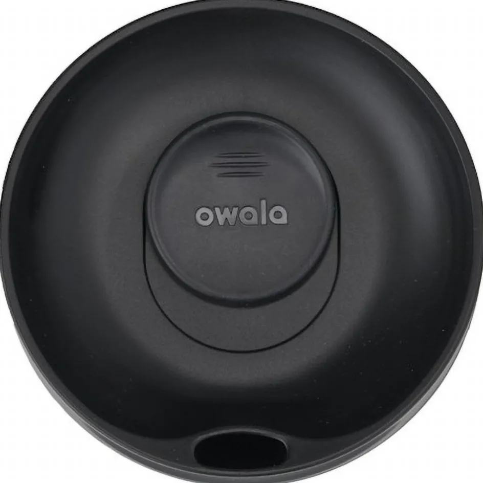 Owala SmoothSip Slider thermosbeker 590 ml very very dark