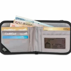 Online PacSafe RFIDsafe V100 Bifold portemonnee black