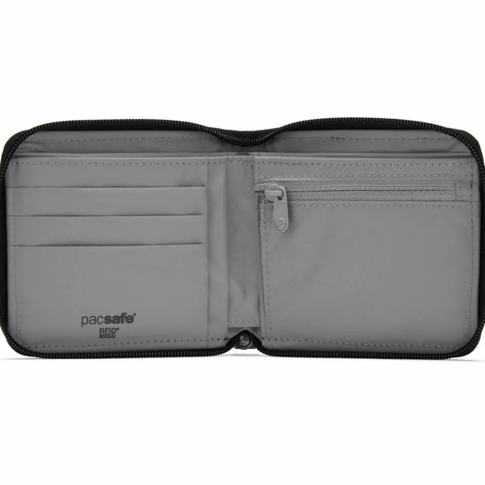 Online PacSafe RFIDsafe Zip Around portemonnee jet black