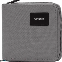 PacSafe RFIDsafe Zip Around portemonnee stone