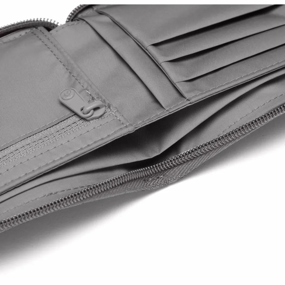 PacSafe RFIDsafe Zip Around portemonnee stone