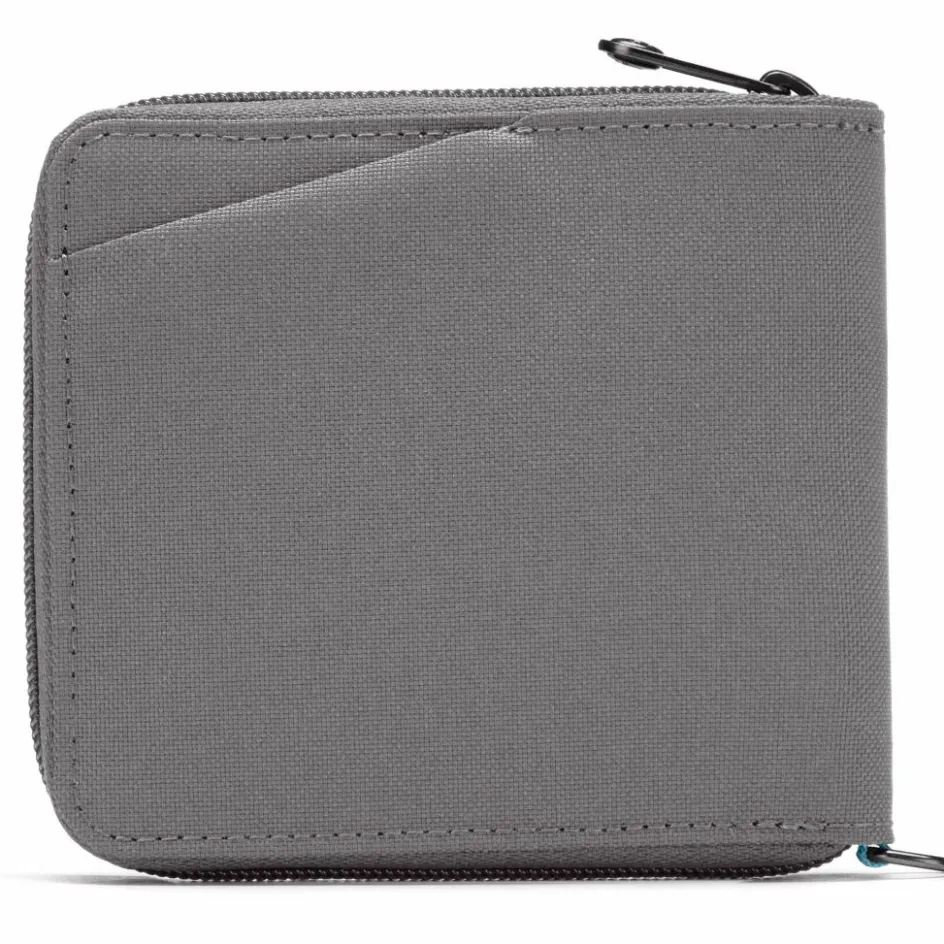 PacSafe RFIDsafe Zip Around portemonnee stone