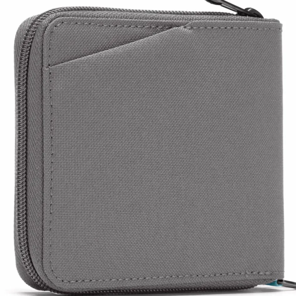 PacSafe RFIDsafe Zip Around portemonnee stone