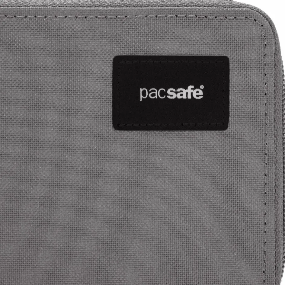 PacSafe RFIDsafe Zip Around portemonnee stone