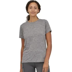 Best Patagonia Capilene Cool Daily shirt dames feather grey