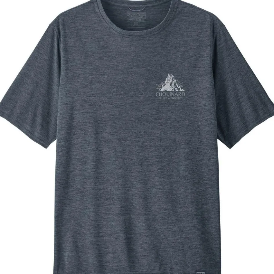 Patagonia Capilene Cool Daily Graphic shirt heren chounaird crest smolders blue x-dye