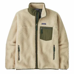 Discount Patagonia Classic Retro-X fleece vest heren dark natural basin green