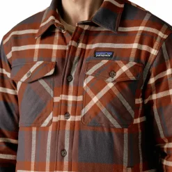 Online Patagonia Lightweight Insulated Fjord overhemd heren ashore  ink black