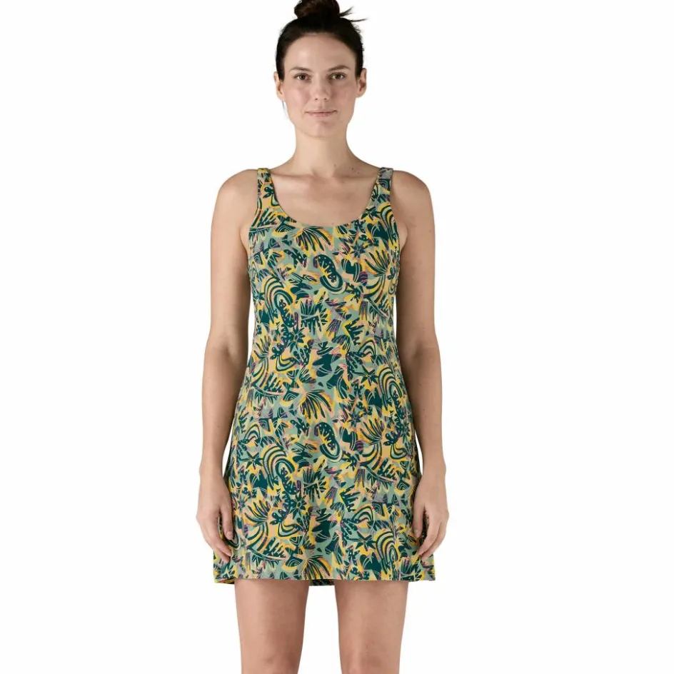 Patagonia Maipo jurk dames wild botanist tidal teal