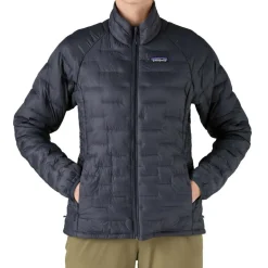 Discount Patagonia Micro Puff outdoor jack dames smolder blue