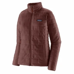 Patagonia Nano Puff outdoor jack dames dark ruby