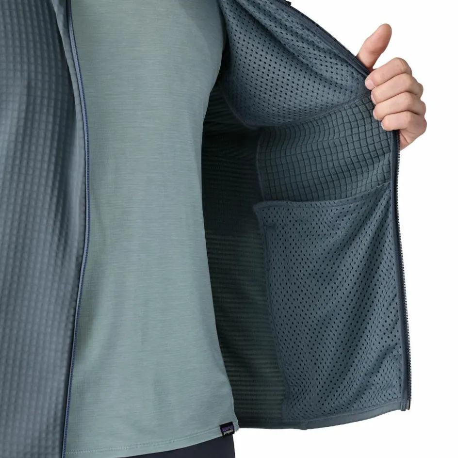 Sale Patagonia R1 fleece vest heren utility blue