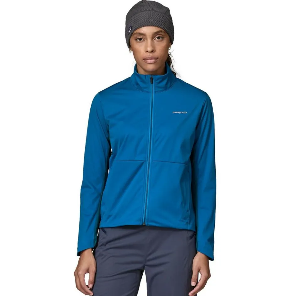 Patagonia Wind Shield softshell jas dames endless blue