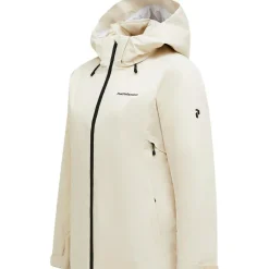 Peak Performance ANIMA softshell winterjas dames sand fog