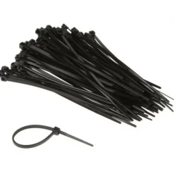 Perel Tie-wrap 100 x 2,5 mm zwart per 100 stuks
