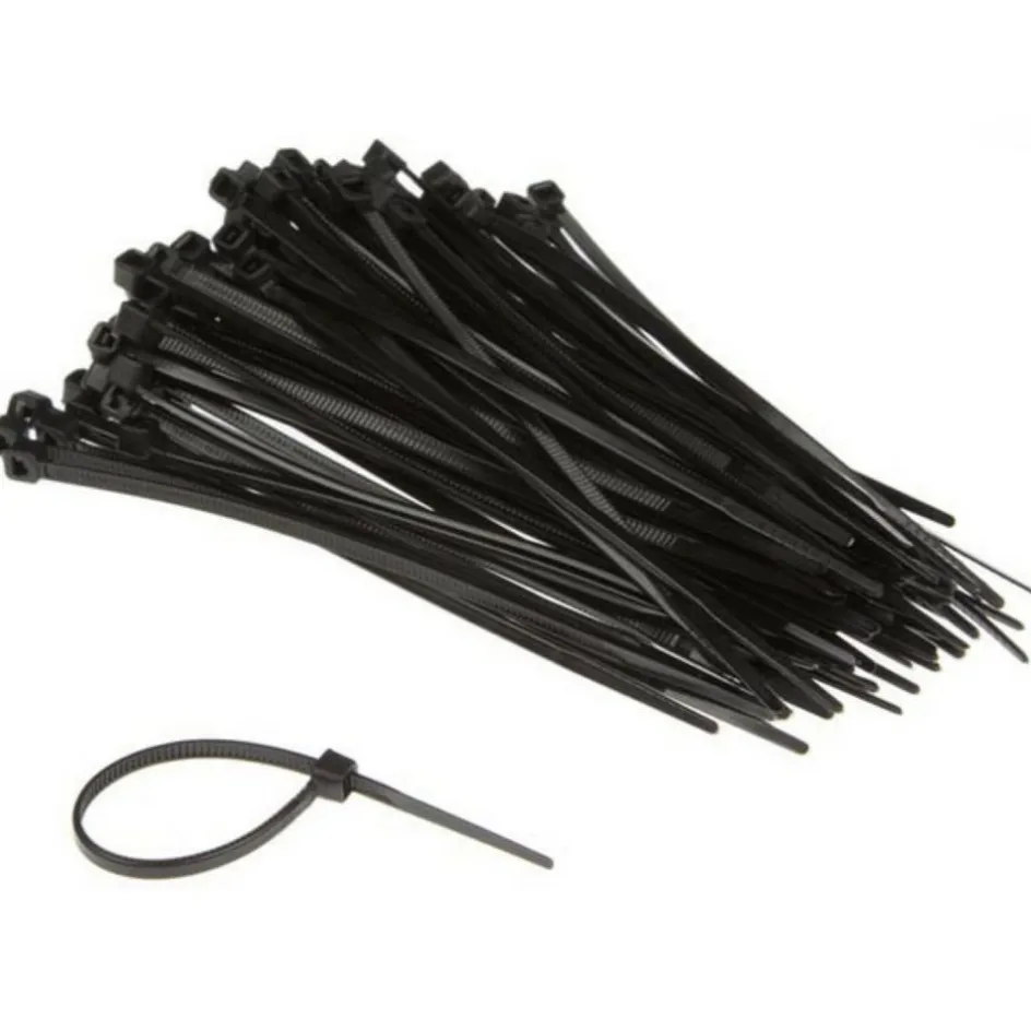 Perel Tie-wrap 100 x 2,5 mm zwart per 100 stuks