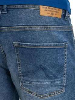 New Petrol Industries  Bullseye short heren vintage blue