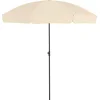 Platinum Aruba parasol 200 volant ecru