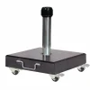 Discount Platinum Rome parasolvoet 40 kg graniet met wielen