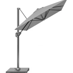 Platinum Voyager T1 parasol 300 x 200 light grey