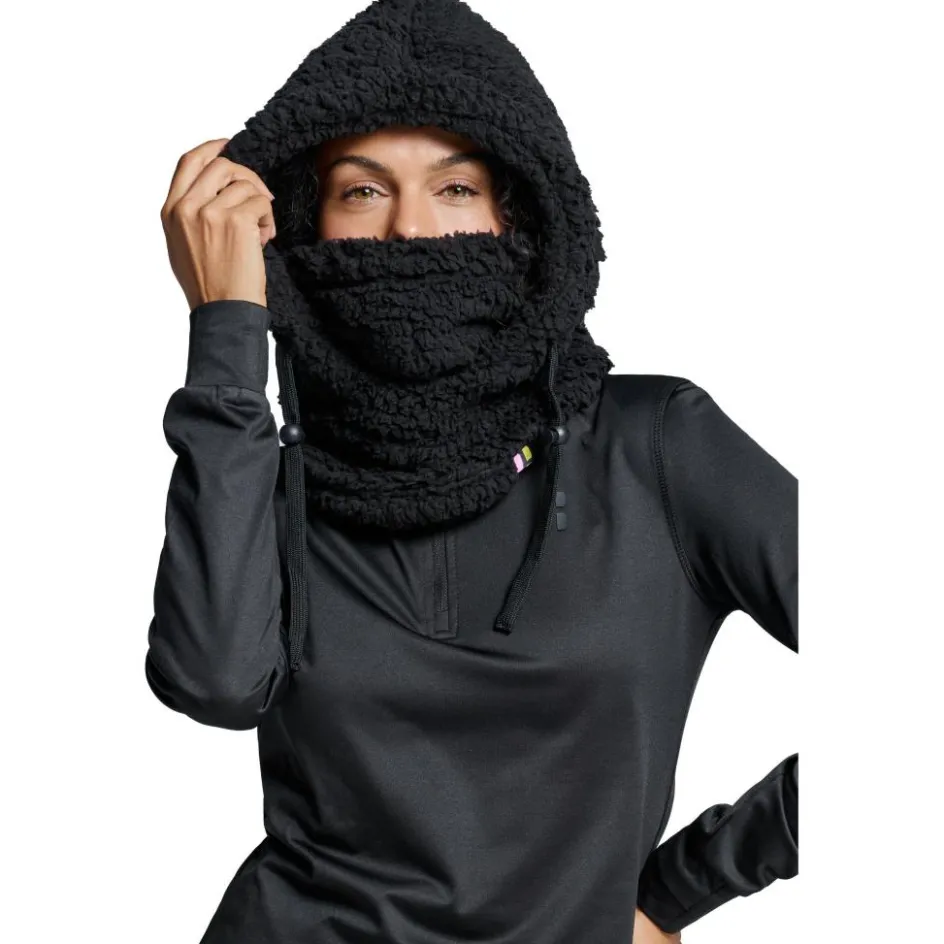 Poederbaas Fluffy balaclava black