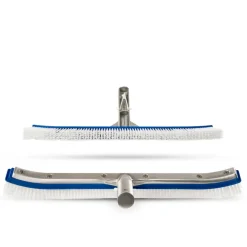 Outlet Poolquip Wand- en bodemborstel met aluminium rug
