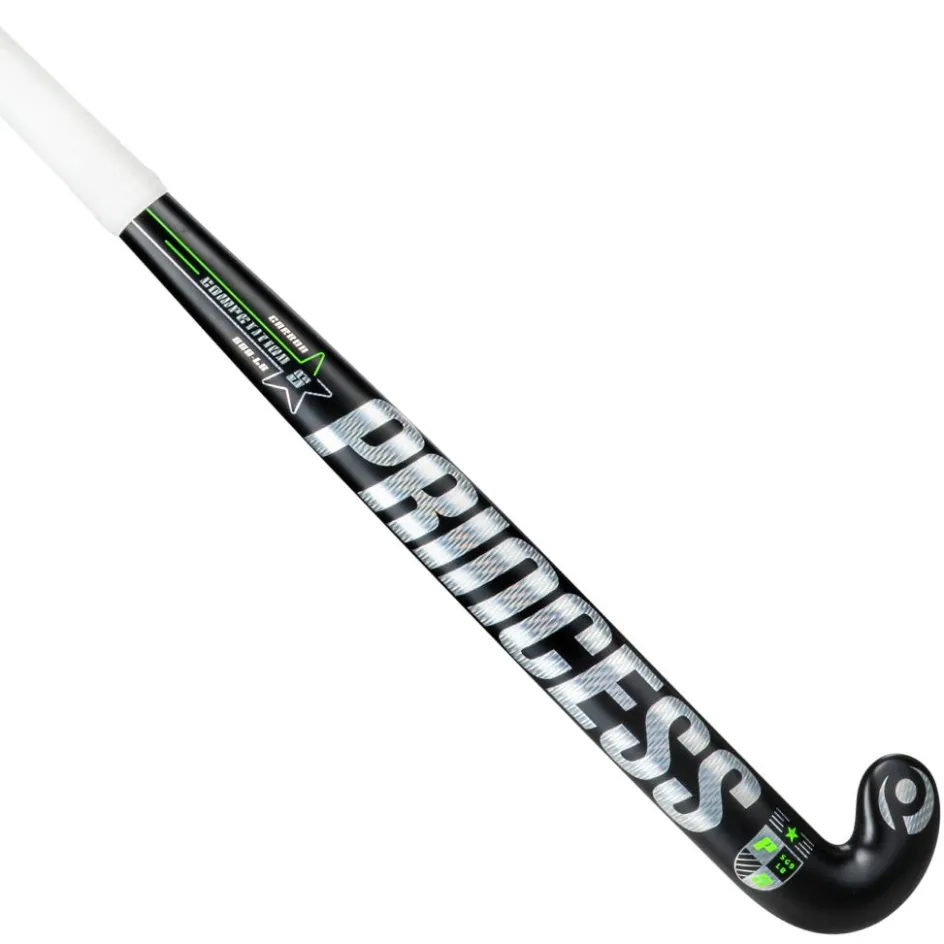 Outlet Princess Hockey Competition 5 STAR SG9 Low Bow hockeystick black green - 36,5 inch