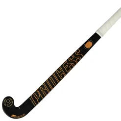 Sale Princess Hockey Indoor Premium 7 Star SG9 low bow hockeystick black orange - 36,5 inch