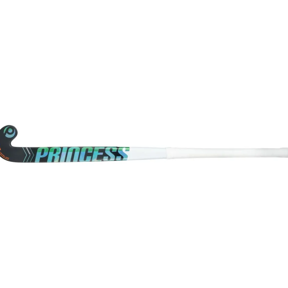 Clearance Princess Hockey No Excuse Rise P1 Mid Bow hockeystick green black - 36,5 inch