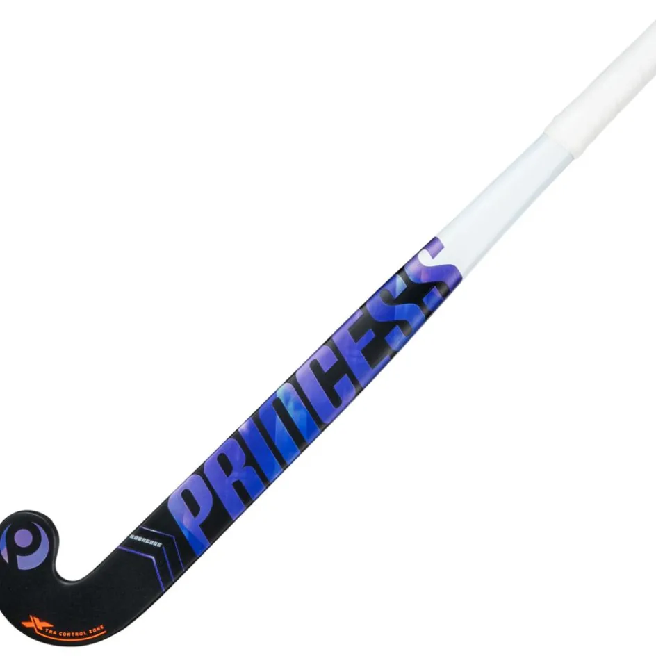 Outlet Princess Hockey No Excuse Rise P1 Mid Bow hockeystick junior black blue
