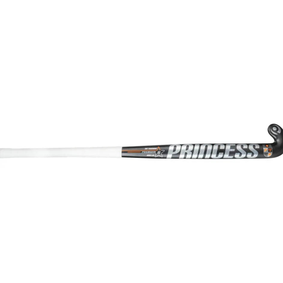 Online Princess Hockey Premium 6 STAR SG9 Low Bow hockeystick black orange
