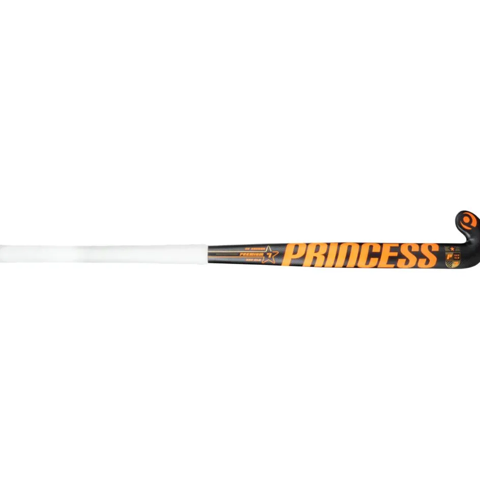 Princess Hockey Premium 7 STAR SGX Extreme Low Bow hockeystick black orange