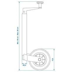 ProPlus 35 mm kunststof velg neuswiel