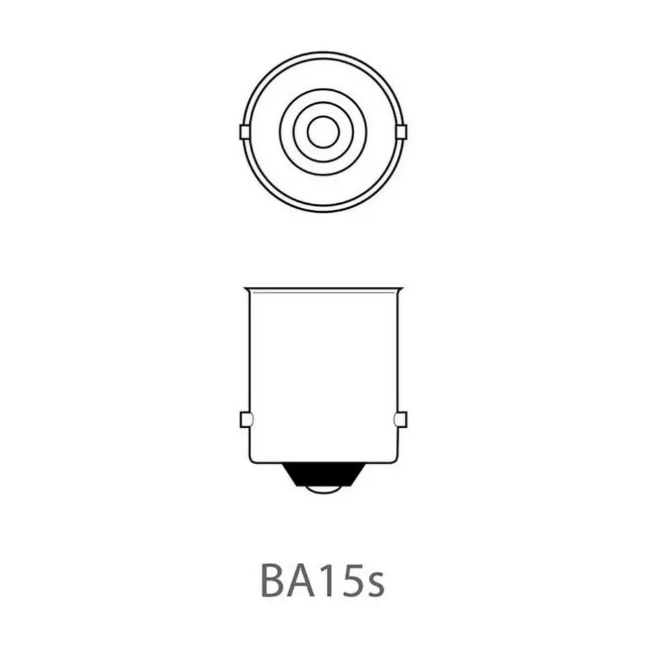 ProPlus BA15s 12V 5W halogeenlamp set van 2 stuks