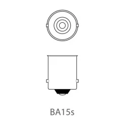 Discount ProPlus BA15s 12V 10W halogeenlamp set van 2 stuks