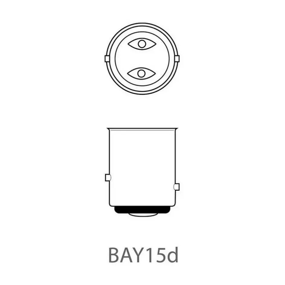 ProPlus BAY15d 12V 21-5W halogeenlamp set van 2 stuks