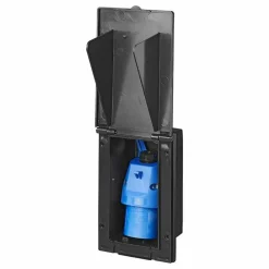 New ProPlus CEE wandinvoerdoos rechthoekig zwart