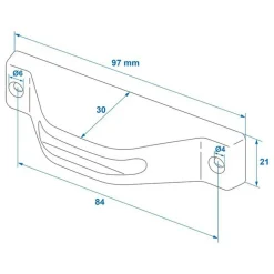 Discount ProPlus Hymer deurvanger onderzijde zwart