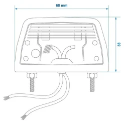 ProPlus Kentekenverlichting 68 x 38 mm