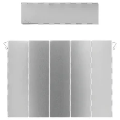 New ProPlus Kookwindscherm 5-delig aluminium