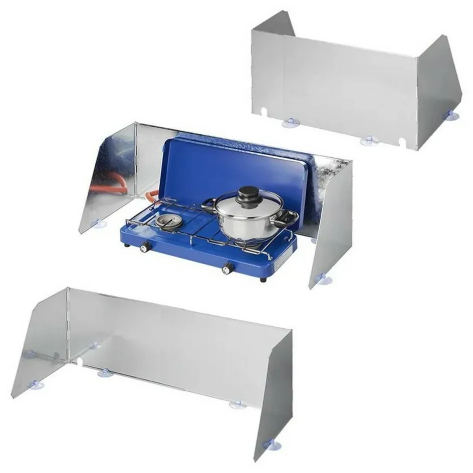 Hot ProPlus Kookwindscherm 3-delig staal