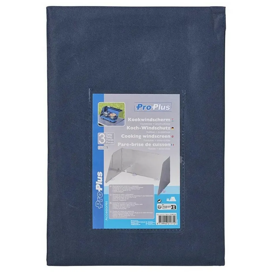Hot ProPlus Kookwindscherm 3-delig staal