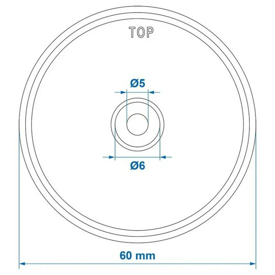 ProPlus Reflector 60 mm wit per 2 stuks