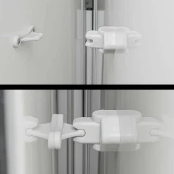 ProPlus Scharnierende deurvanger grijs