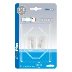 ProPlus T10 12V 5W halogeenlamp set van 2 stuks