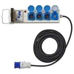 ProPlus Tent-vouwwagen stekkerdoos met aardlekschakelaar  10 meter