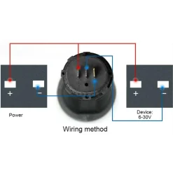 ProPlus Volt-Ampere meter inbouw