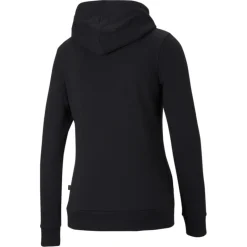 Puma Essentials Logo hoodie dames black