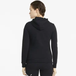 Puma Essentials Logo hoodie dames black