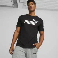 Puma Essentials Logo shirt heren black